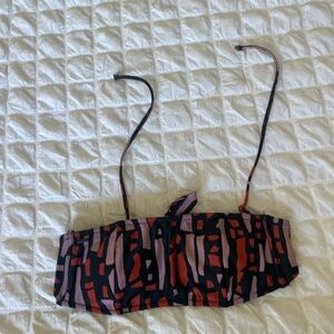 Volcom Black and Red Bikini Top